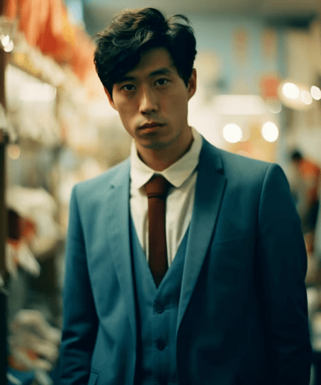 Khoảnh khắc lịch thiệp trong không gian thành phố